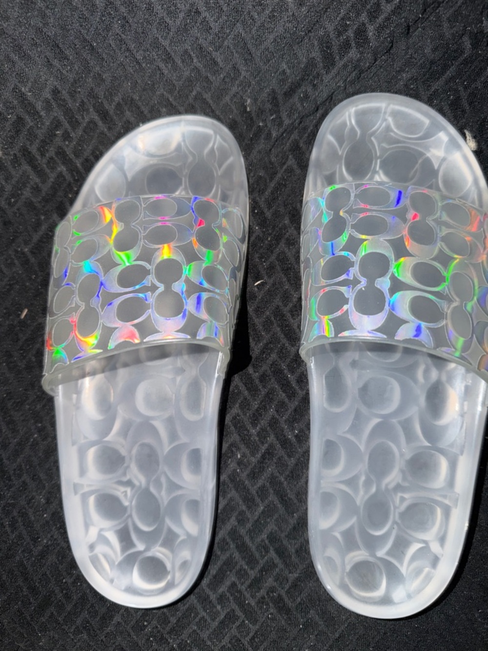 Coach Iridescent Slides- Brand New - Picture 5 of 5